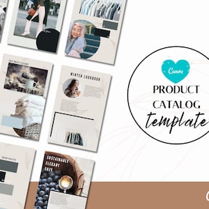 Editable Product Catalogue Lookbook for Designers Jewelry Fashion Attire Catalog Outfit Launch Clothing Line Beauty 2024 Winter Spring