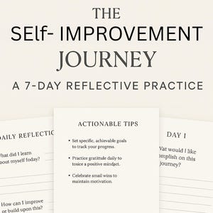 Transform Your Life: 7-Day Reflective Self-Improvement Course