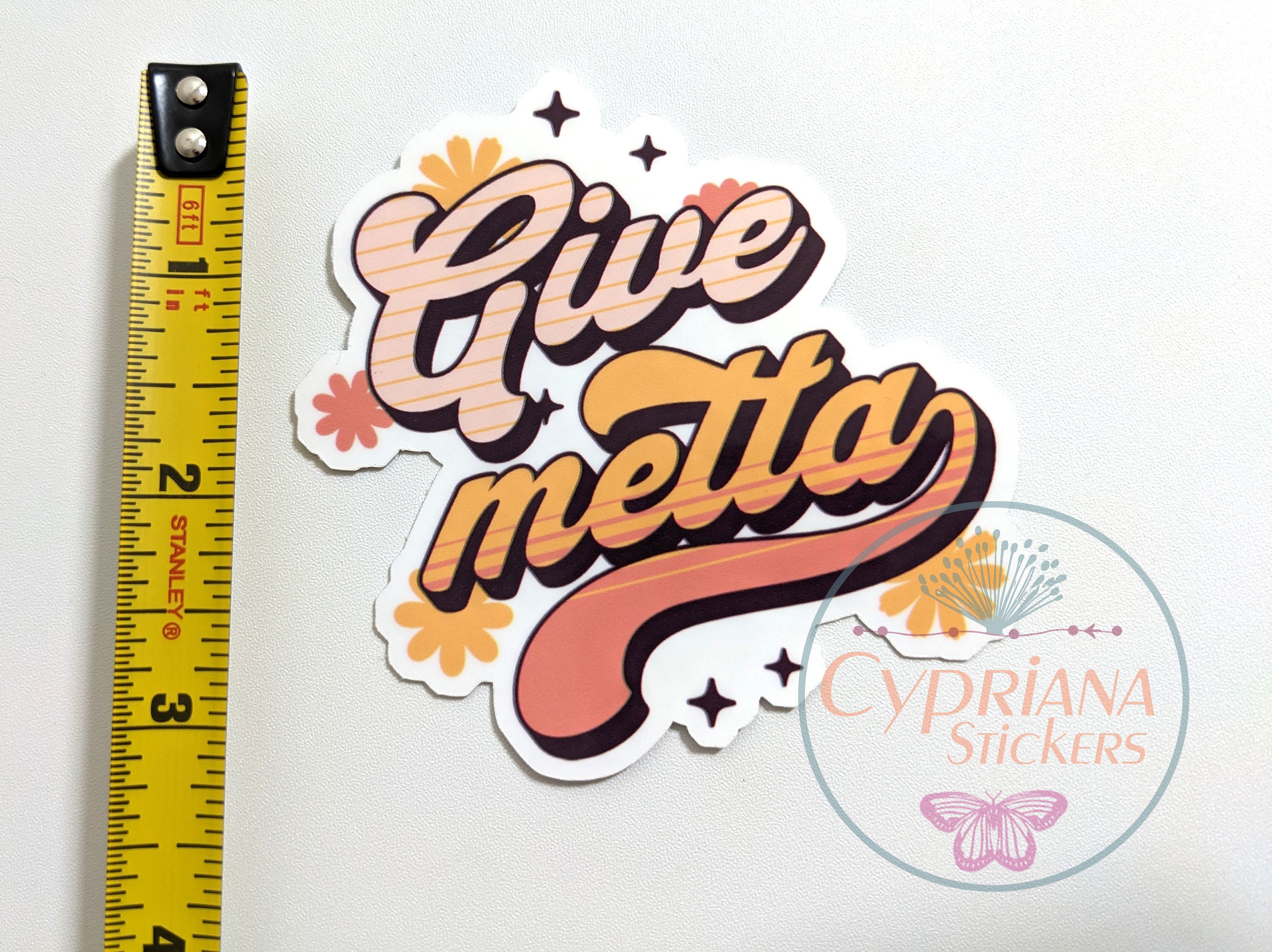 Give Metta Sticker, Loving Kindness Sticker, Buddhist Sticker, Zen ...
