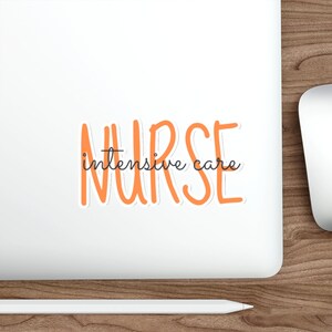ICU nurse nursing Stickers, Nurse sticker, Nursing sticker for Laptop, Medical Sticker, Funny Nursing Sticker, Nursing planner Tumbler