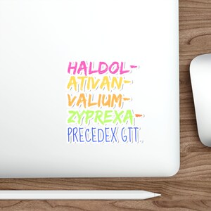 MEDS RN nursing Stickers, Nurse sticker, Nursing sticker for Laptop, Medical Sticker Funny Nursing Sticker, Nursing planner Tumbler