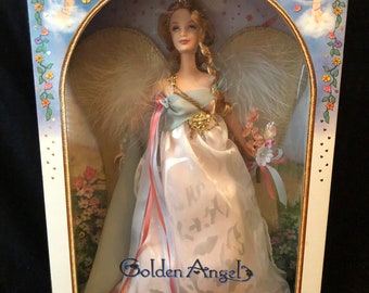 Mattel Barbie Golden Angelバービーゴールデンエンジェル Amazon.com: Barbie Collector Golden Angel Doll : Toys & Games