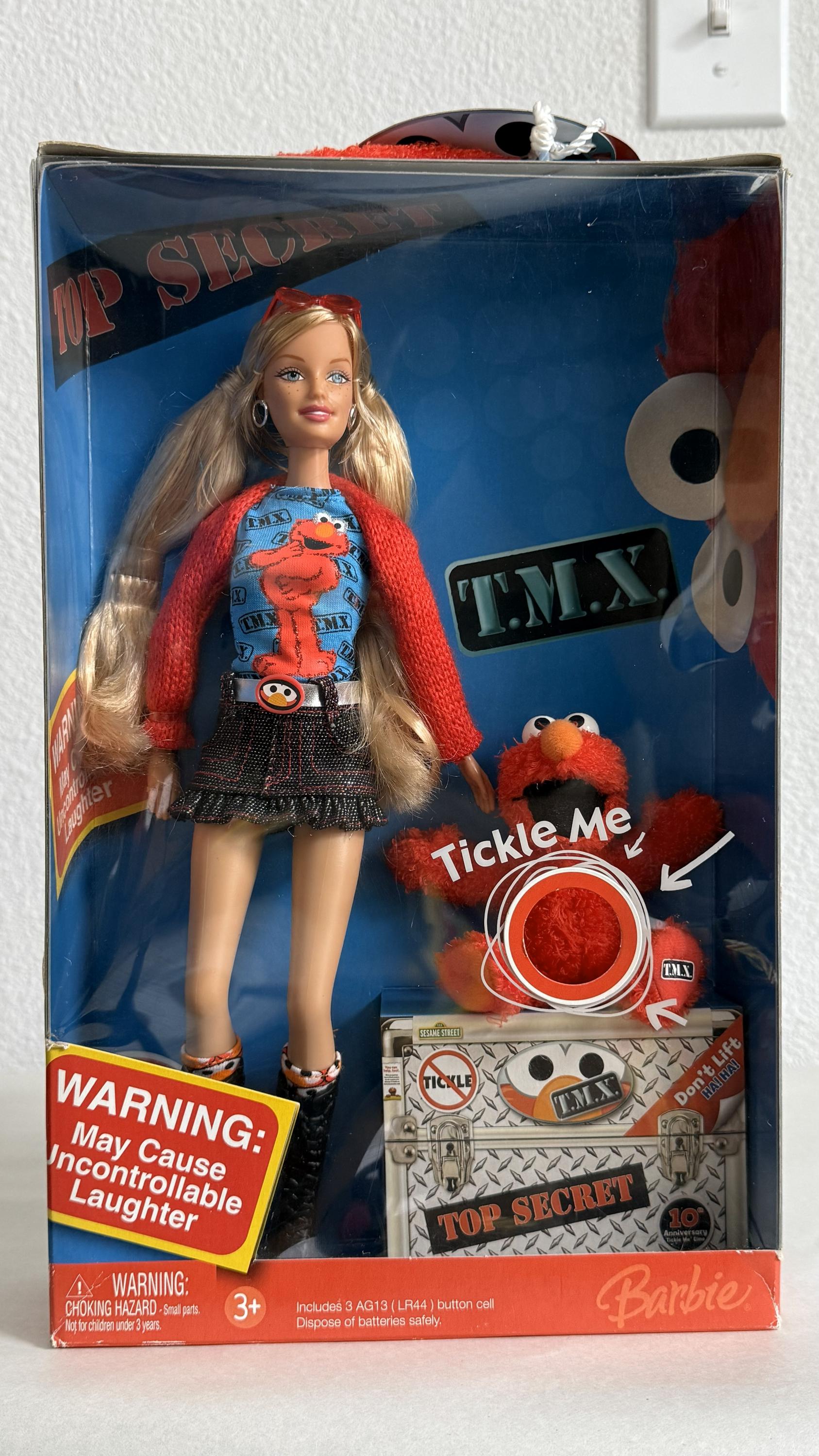 Tickle Me Elmo Barbie - Etsy