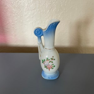 Vintage Miniature Porcelain Pitcher Japan