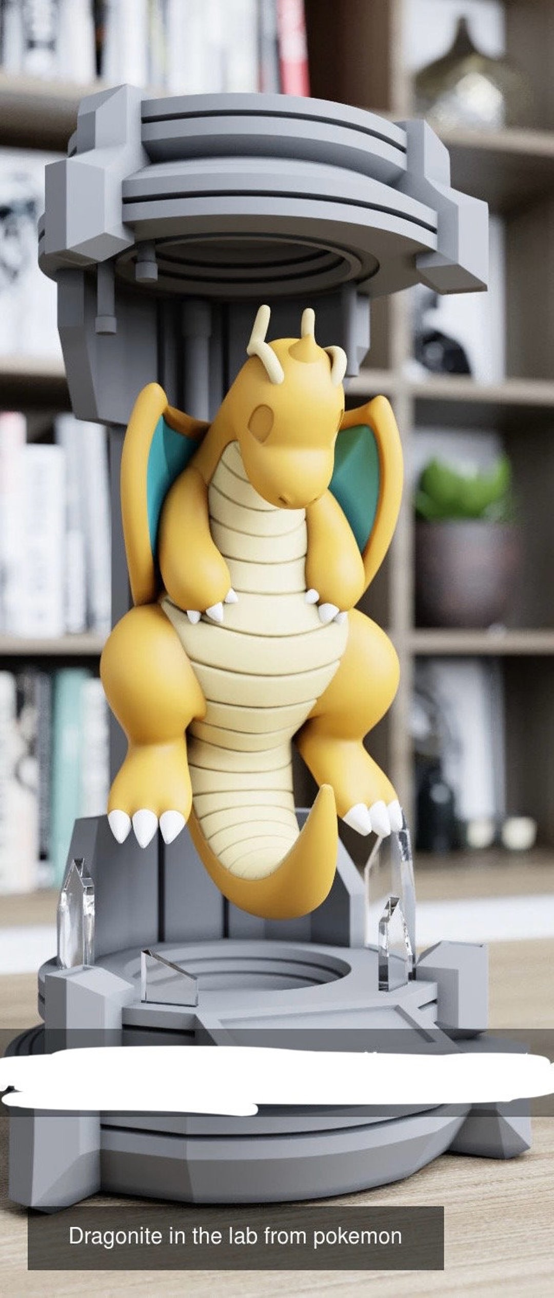 Encapsulated: DRAGONITE. Full Color FDM Models or Base Resin Color ...
