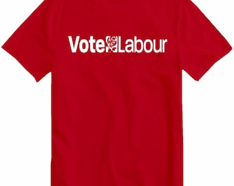 Labour Supporter Politics Kier Starmer T-Shirt Vote For Labour Party Top Tee Hoodie Hood White