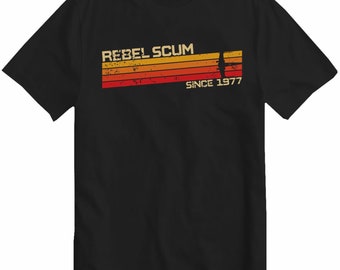 Rebel Scum 1977 Iconic Movie Quote T-Shirt Gift Top