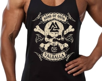 T-Shirt Floki's Shipyard NXT BIG THING &ndash; Maglia Palestra Vichinga Per Uomo, 100% Cotone