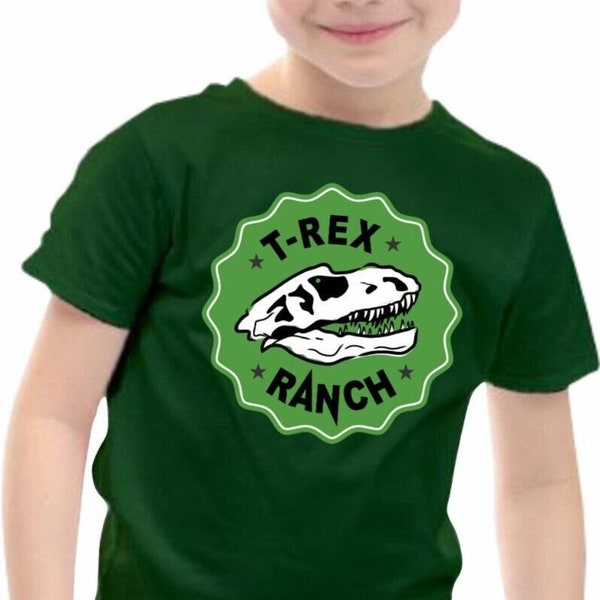 Park Ranger T Shirt T-Rex Ranch Dinosaur Birthday Gift Boys Girls Kids Top