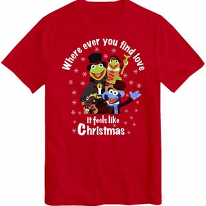 Où que vous trouviez l'amour, vous vous sentirez comme à Noël inspiré par un chant de Noël de Muppet, adulte unisexe et jeune