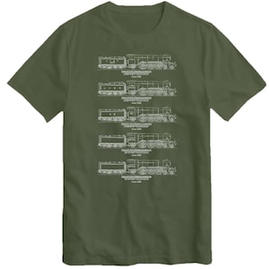LNER Classes Flying Scotsman Lokomotive T-Shirt Britische Dampflokomotiven Zug Liebhaber Retro Top Tee