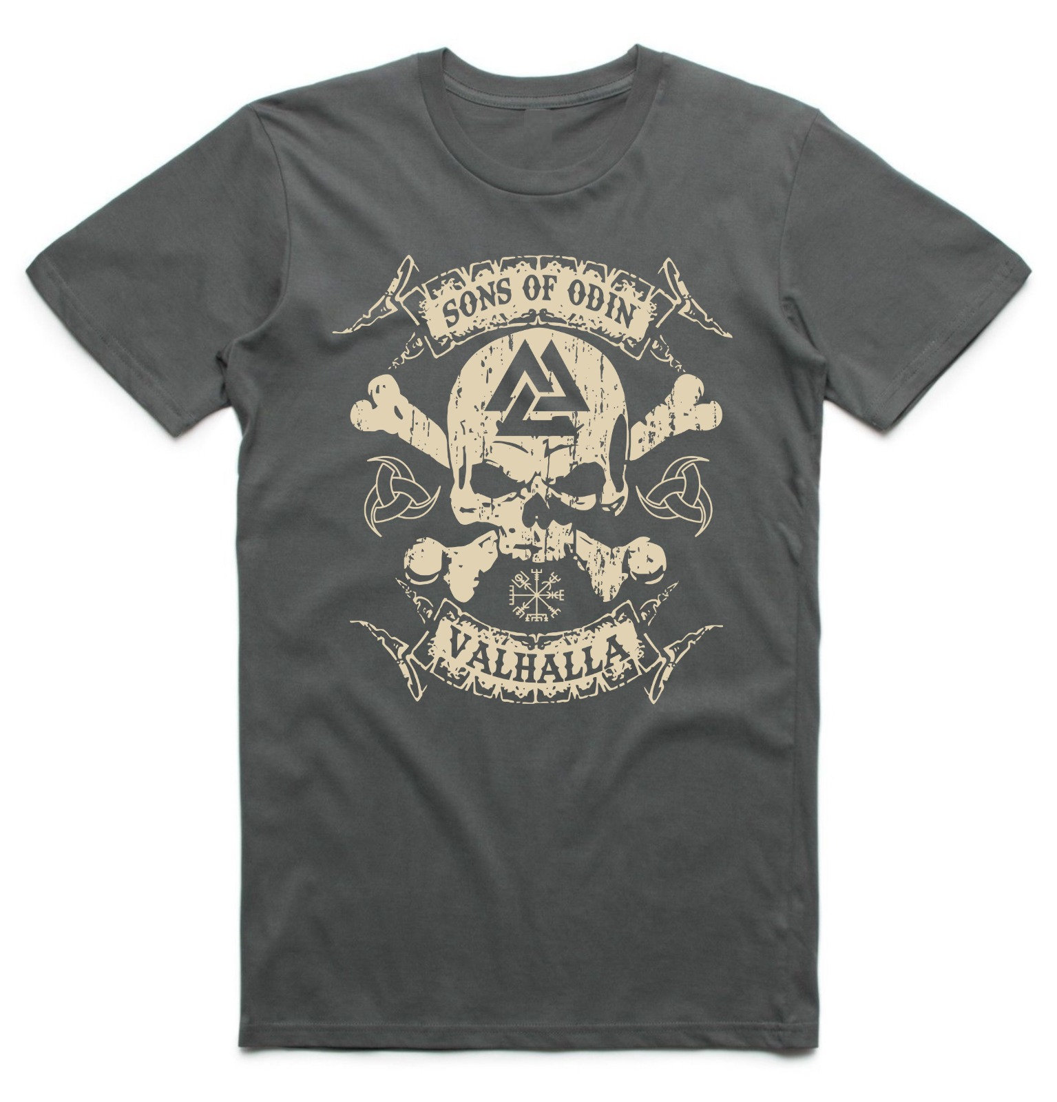 Sons of Odin Vikings inspiriert T-Shirt Ragnar Valhalla Viking Motorrad Biker Motorrad Geschenk Top Tee T Shirt