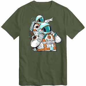 Maglietta astronauta Miglior regalo per papà e figlio astronauta cosmonauta nonno nonna ragazzo ragazza astronauta maglietta top