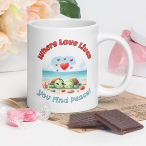 Where Love Lives... Mug, Valentines Day Gift, Valentines Gift for Her/Him, Valentines Gift for Girl, Funny Valentines, FREE Shipping!