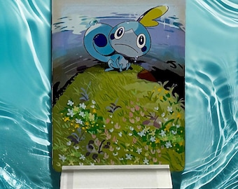 sobble pokemon card Hand Painted Pokemon Card, Extended Art Pokemon Card, Sobble, Pokemon Fan  Art, Altered Pokemon Card, Pokemon Card Art, Pokemon Gift
