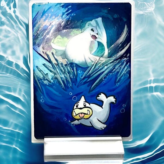dewgong pokemon card - 084/080 - Art Rare There are no partial refunds or returns because of the case condition Dewgong - 019/088 - Reverse