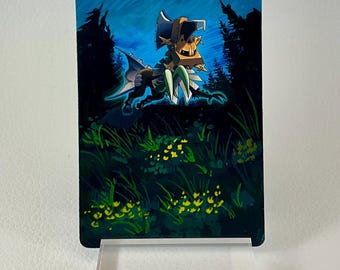 Hand Painted Pokemon Card, Extended Art Pokemon Card, Type: Null, Pokemon Fan Art, Altered Pokemon Card, Pokemon Card Art, Pokemon Gift
