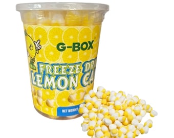 G-BOX Freeze Dried Lemonheads Candy Lemon Candy), TikTok Trend items, Delightful Crunchy, Citrus Flavorful Burst