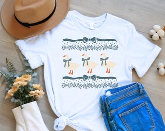 Vintage 1980s Goose Tee: Blue Ribbon Nostalgia Shirt