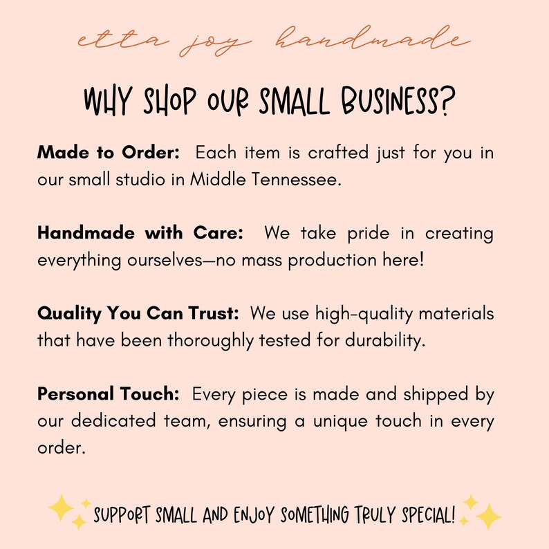 a pink poster with the words why shop up small business?