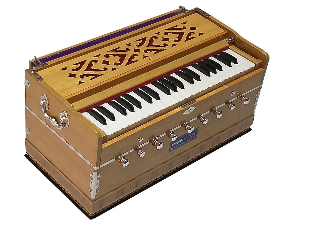 HARMONIUM OCTAVES 9 Stops Bassmale 440 Hz Coupler Bhajan Etsy