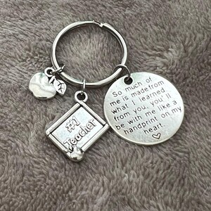 Teacher Appreciation Keychain