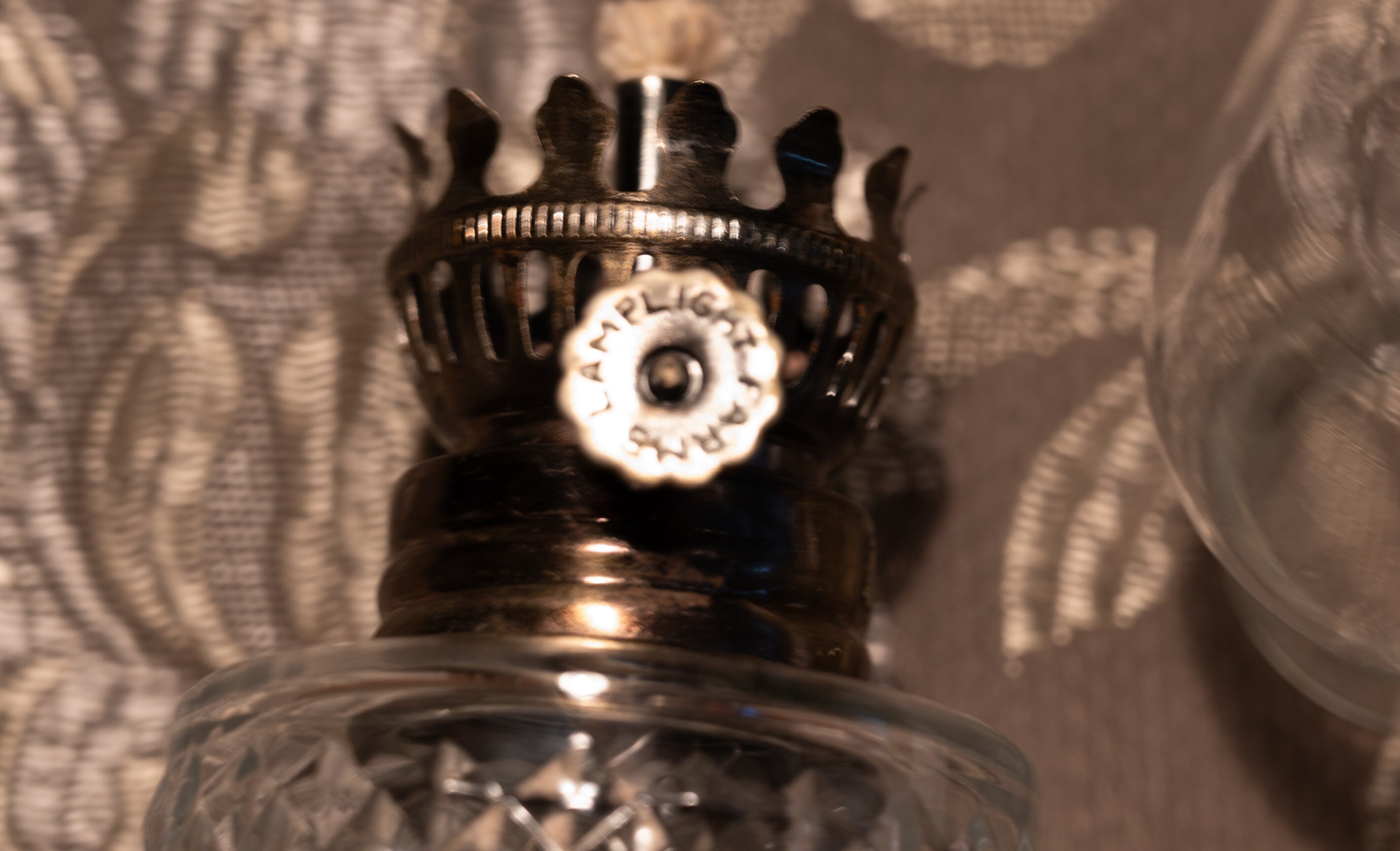 Vintage Lamplight Farms Oil Lamp Made in Austria Etsy