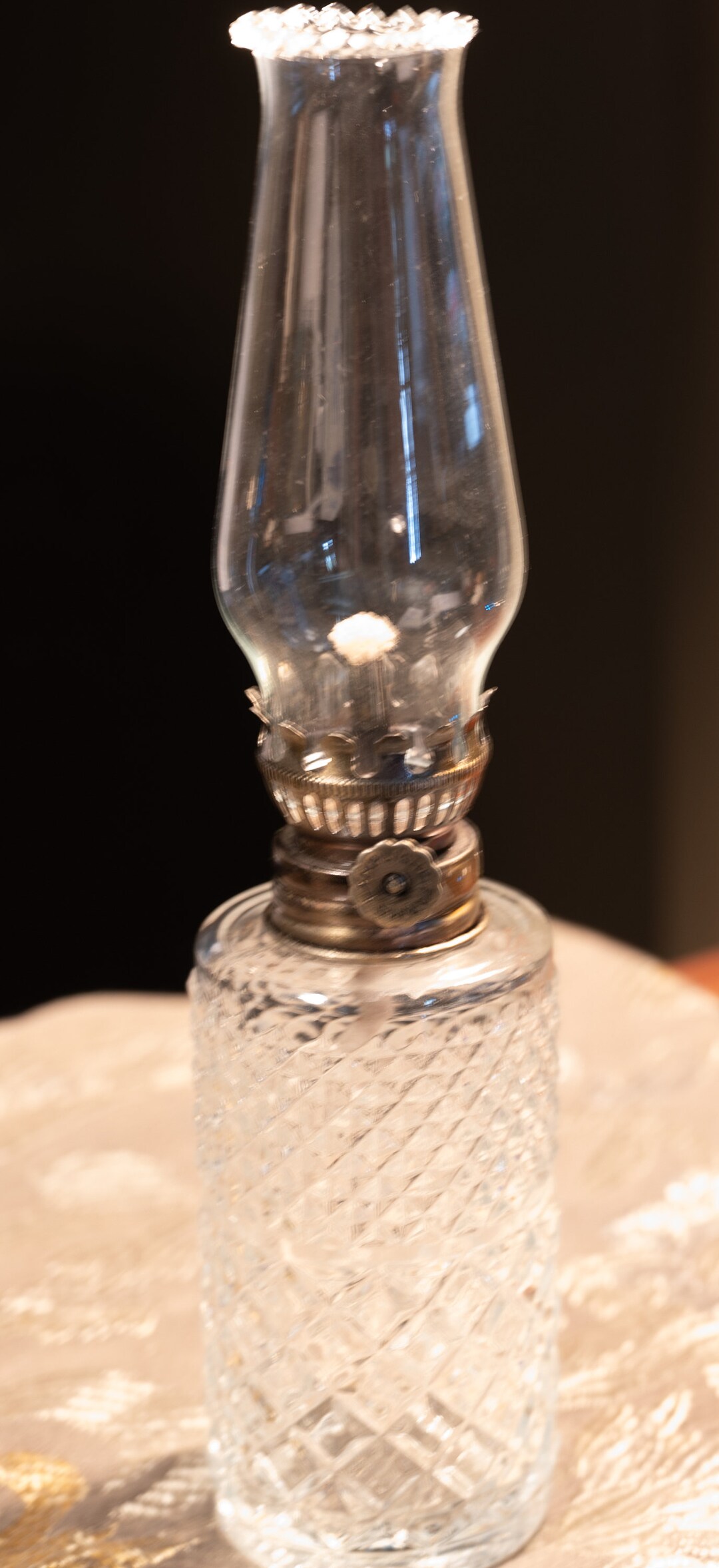 Vintage Lamplight Farms Oil Lamp Made in Austria Etsy