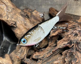 5” Mini Shad Glide Bait ( Silver Shad )
