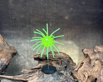 2.5” Fuzzy Urchin (w/-3/4” body) ( Yellow Chartreuse )