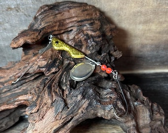 Erie Eyes :Disco Gold Saugeye ,  Walleye Spinner Baits Lake Erie Lures