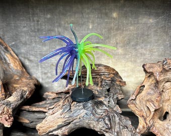 4” Fuzzy Urchin (w/-3/4”  body) - ( Junebug /Chartreuse )