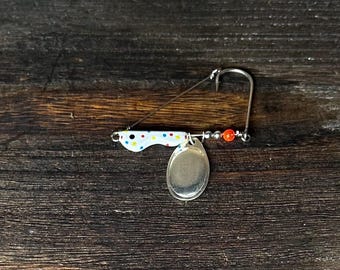 Erie Eyes - Erie Dearie Spinner Bait Saugeye & Walleye Lure ( Wonder Bread )