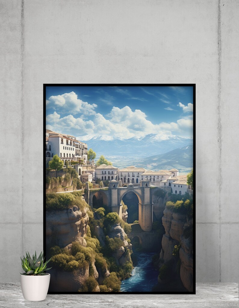 Spanish Andalusian Wall Art, Spanish Art Canvas, Spanish Wall Art