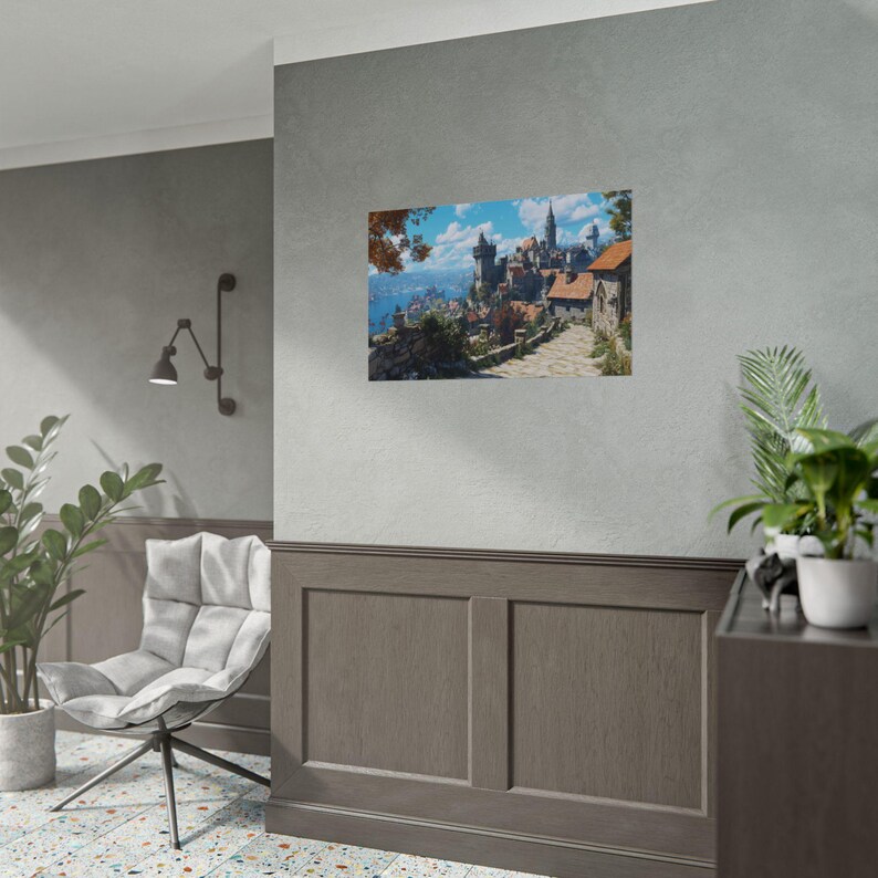 Old Town Reach Game of Thrones Rolled Poster, Hightowers Castle