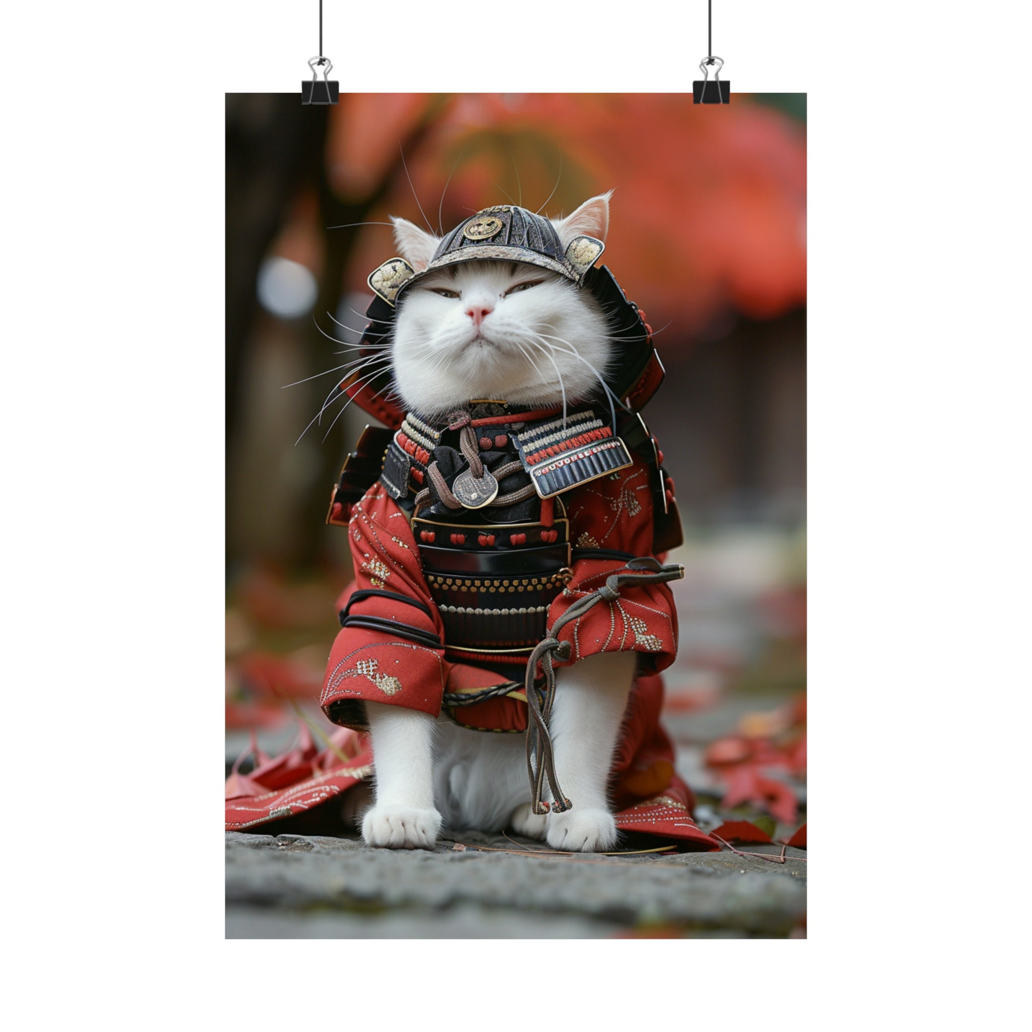 Samurai Cat Costume hipper