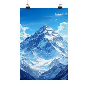 Höhen der Pracht: Mount Everest Himalaya Wandkunst
