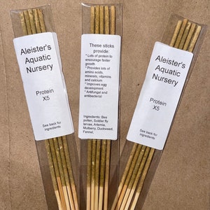 Shrimp sticks  PROTEIN - shrimp food for freshwater shrimp
