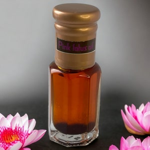 pink lotus scented oil