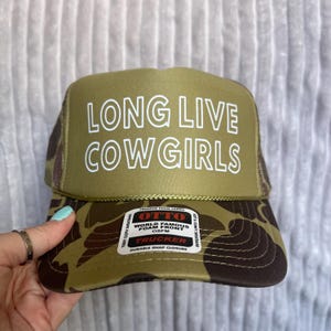 Morgan Wallen Inspired Long Live Cowgirls Country Western Trucker Hat