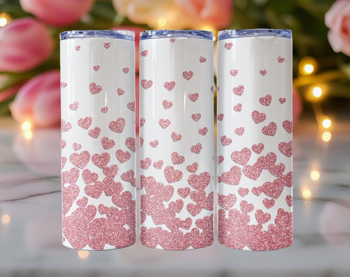 Valentine Heart Tumblers (7 variations)