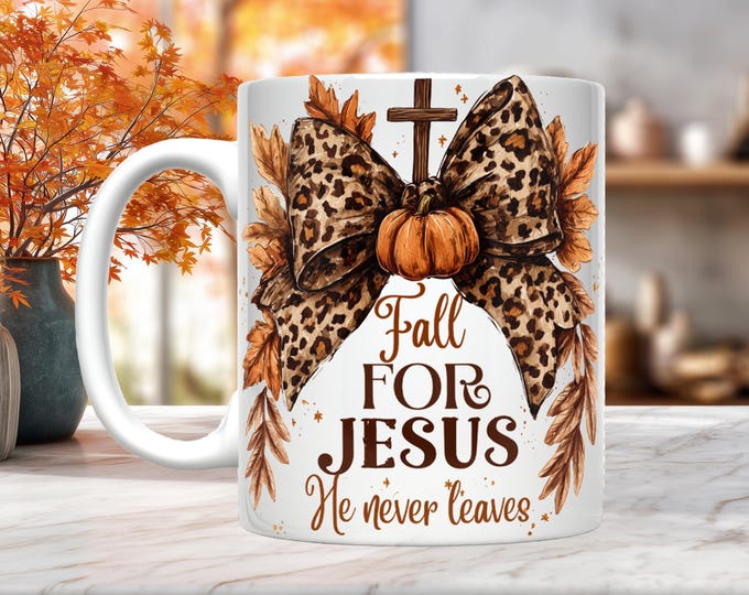 Fall for Jesus Mug