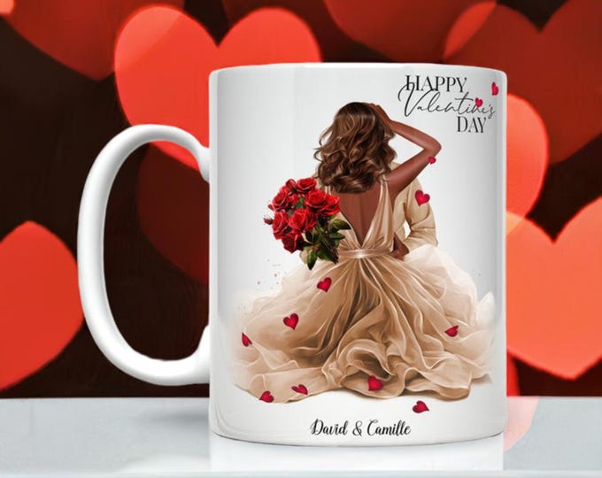 Happy Valentine's Day Customizable Mugs