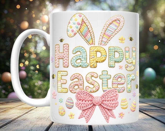Knitted Easter Image Mugs (10 styles)