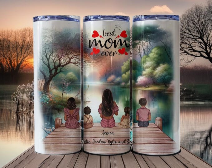Mother and Children Customizable Mother's Day Tumbler