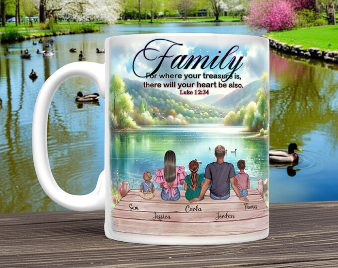 Spring Family Customizable Mug