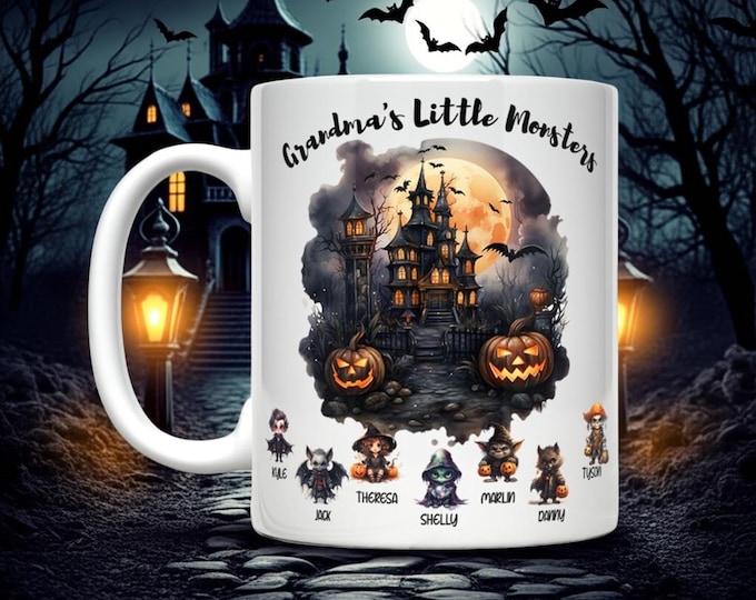 Little Monster Customizable Halloween Mug
