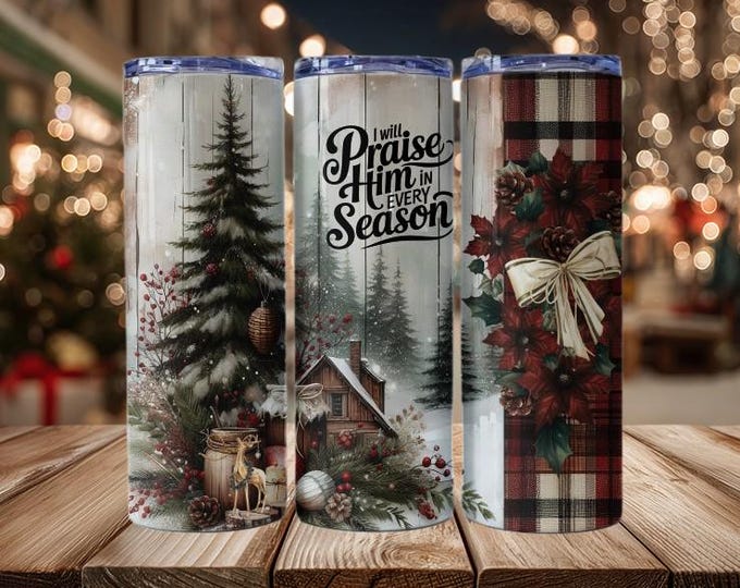 Praise Him Christmas Tumbler