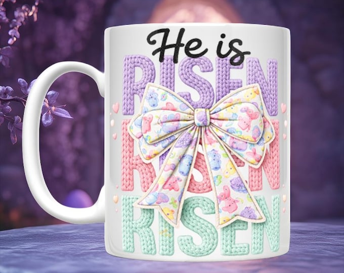Knitted Image Religious Easter Mugs (7 styles)