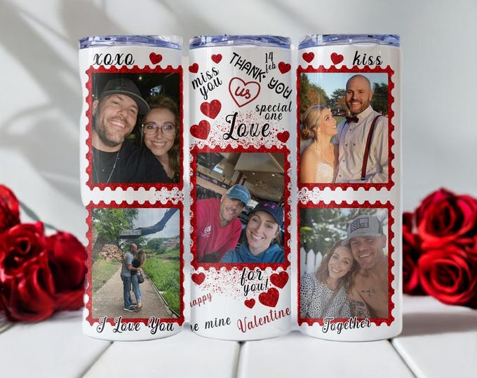 Valentine Picture Tumbler